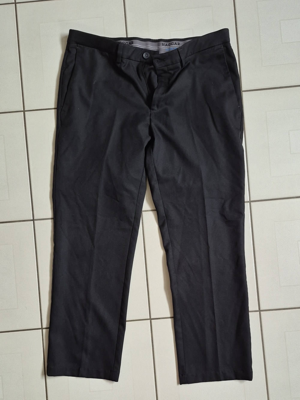 Haggar Men's Black Pants